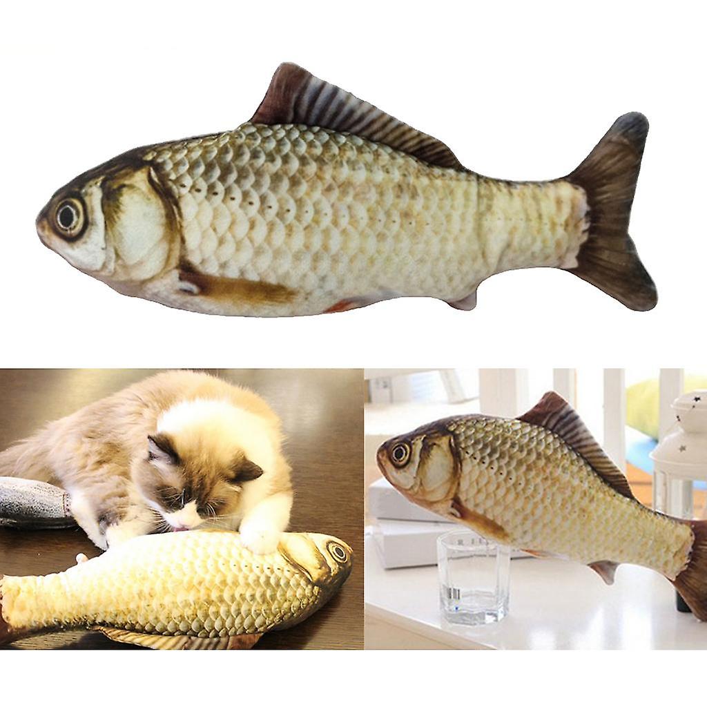 Cat Wagging Fish Realistic Plush Toy Simulation Catnip Gift Style_B