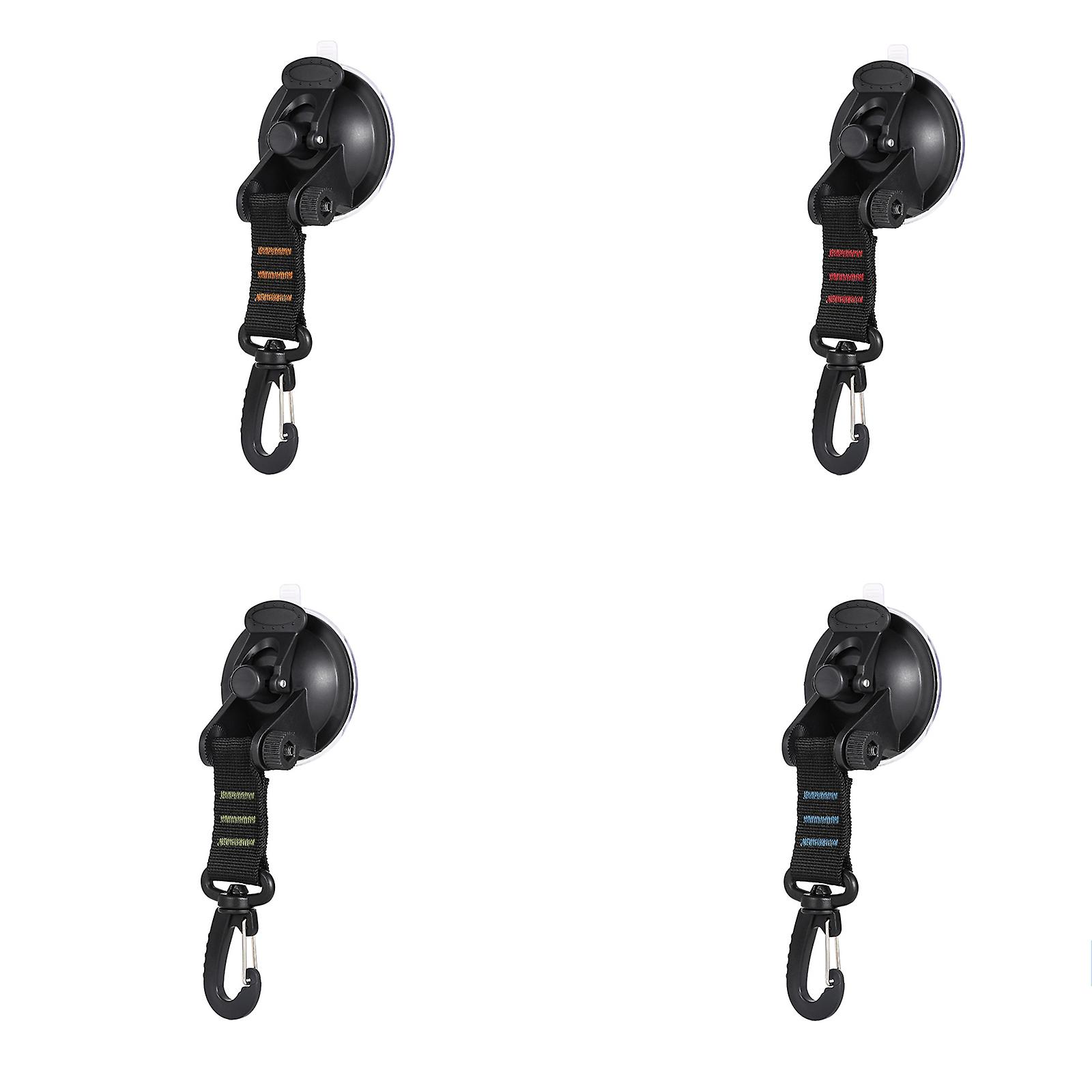 2pcs Heavy Duty Suction Cups Anchors Strong Suction Cups Hooks Suction Cups with Securing Hook Tie Down,100% New