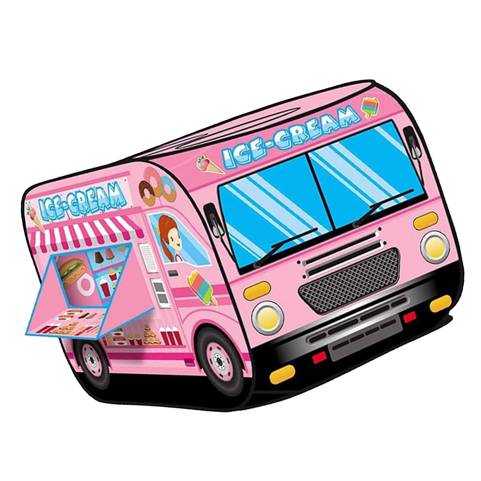 子供の遊びテント屋外屋内ふり遊びおもちゃポップアップトラックアイスクリーム