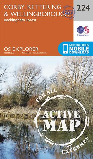 Corby Kettering And Wellingborough by Ordnance Survey Paperback Book