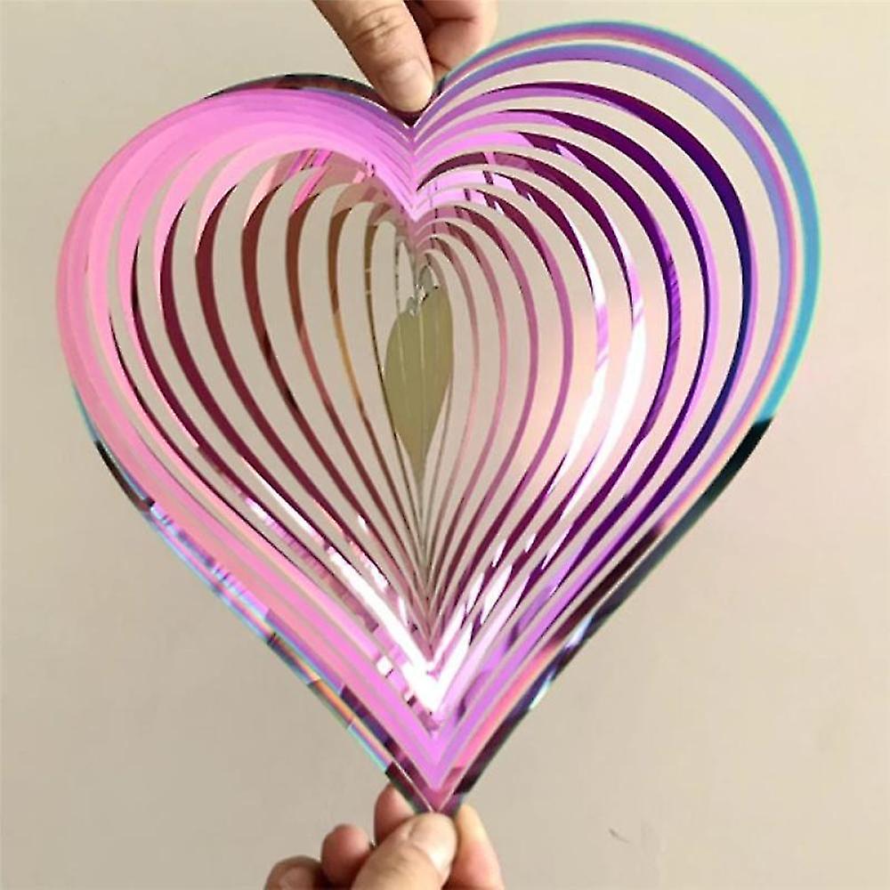 3d Rotating Wind Chimes For Room Decor Multicolor