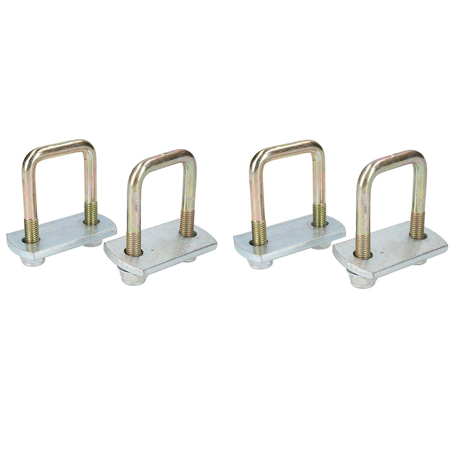 4 Pack M10 40mm x 70mm U-Bolt N-Bolt with Plates & Nuts HIGH TENSILE