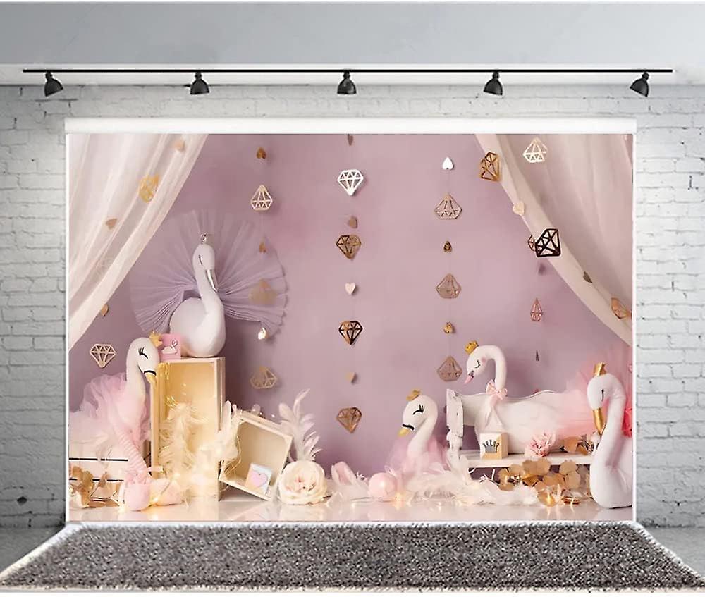 Sfondo Fotografico 2.2x1.5 M Palloncini Blu | Microfibra | Per Neonati E Studio