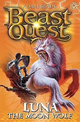 Beast Quest Luna The Moon Wolf by Adam Blade Paperback Book