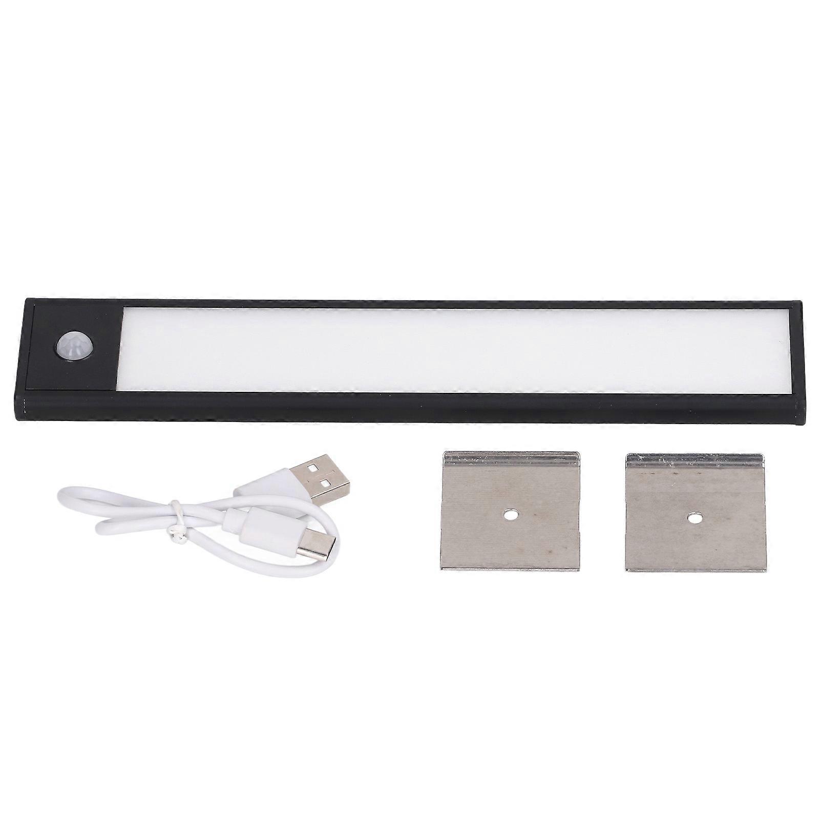 LED Motion Sensor Light-Wardrobe Motion Sensor Lamp Aluminum Alloy Intelligent Cordless USB LED Light Bar