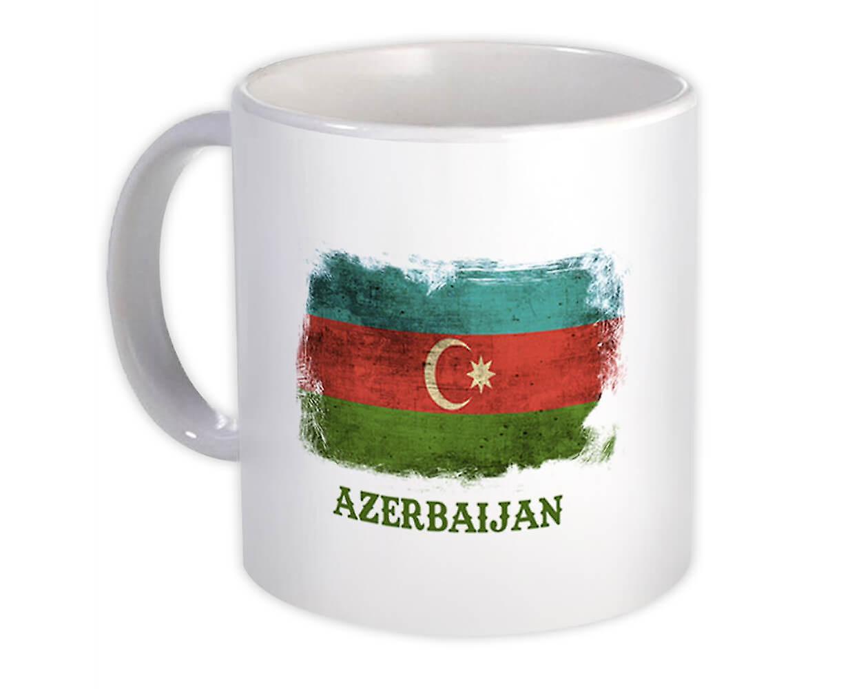 Gift Mug: Azerbaijan Azerbaijani Flag Distressed