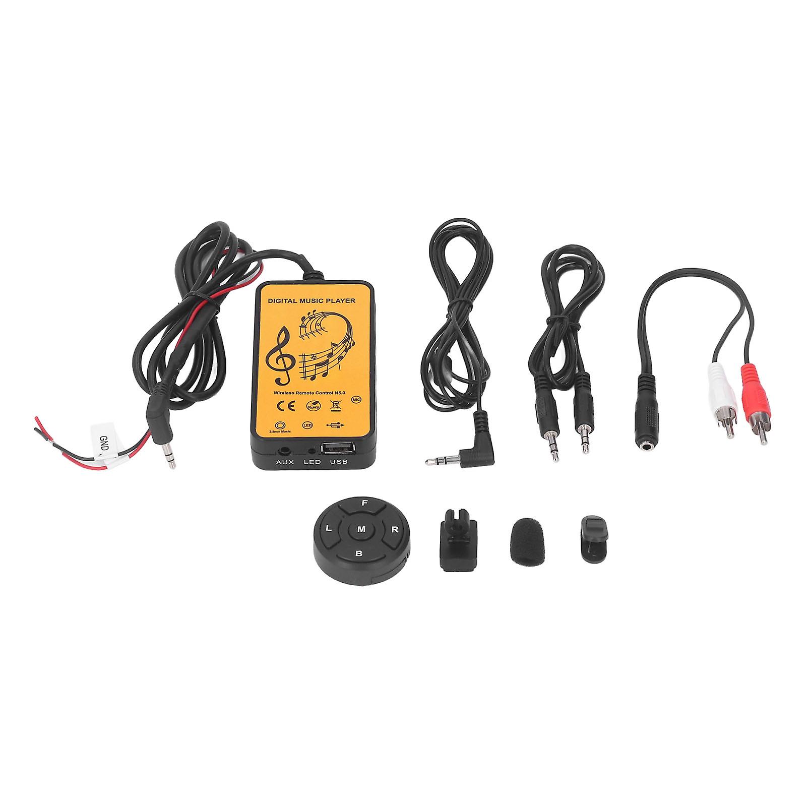 Adaptateur mains libres Bluetooth RCA AUX pour voiture, transmetteur o universel pour Clarion o