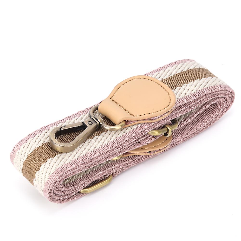 Leather Handbag Strap, Adjustable Shoulder Strap, Replacement Handbag Accessory, 88-134cm, Khaki Pink