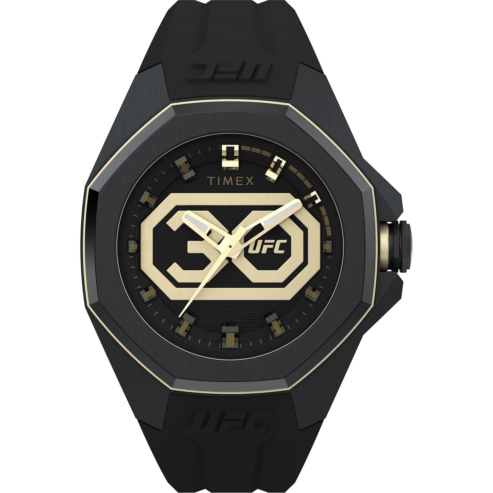 Timex Men's Watch Wrist Watch Analog Silicone TW2V90200 UFC Pro 30th Anniversary