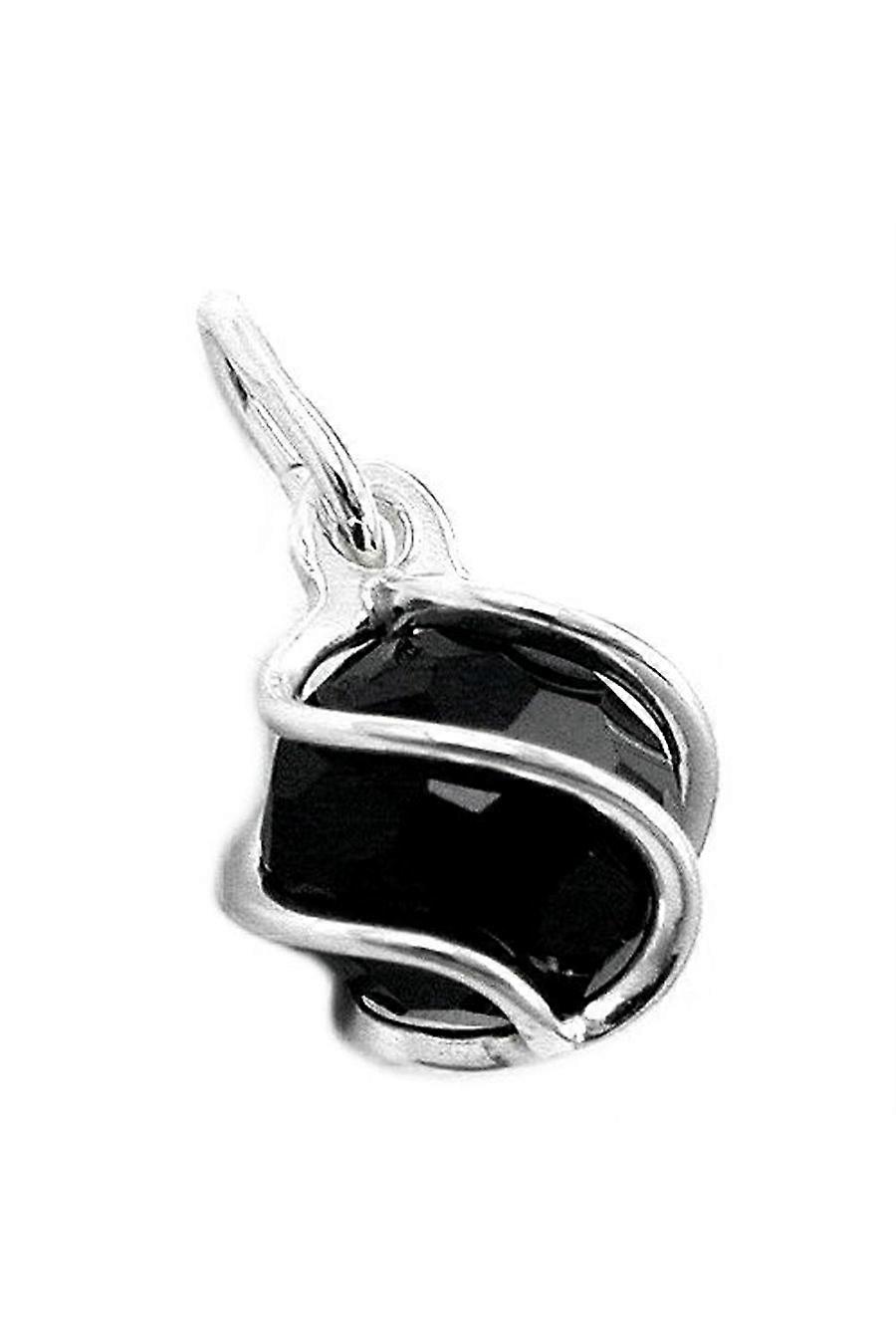 Pendant Black Zirconia Silver 925 - Gl90194