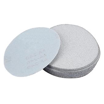 30PCS 5in Round Sandpaper Set, 80 120 150 180 240# Grit, White 240# - High-Quality Sand Polishing Paper for Wood, Metal & Wall