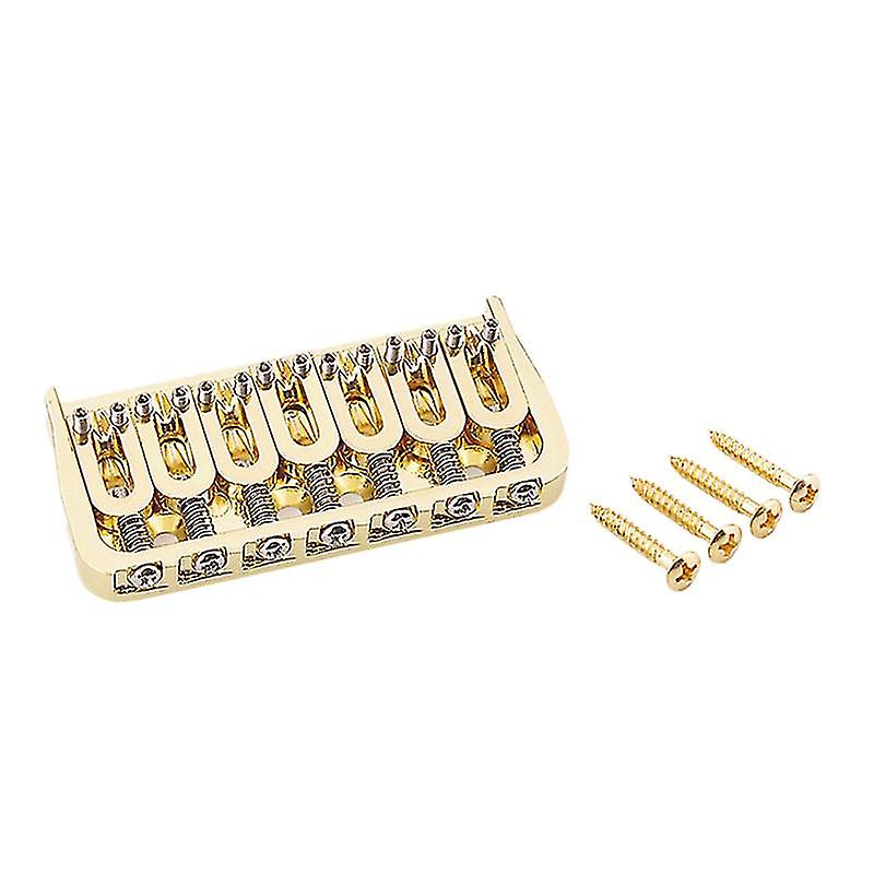 7 String Guitar Saddle Bridge Fixed Bridge For Electric Guitar/strings Through Body Guitar Replacement