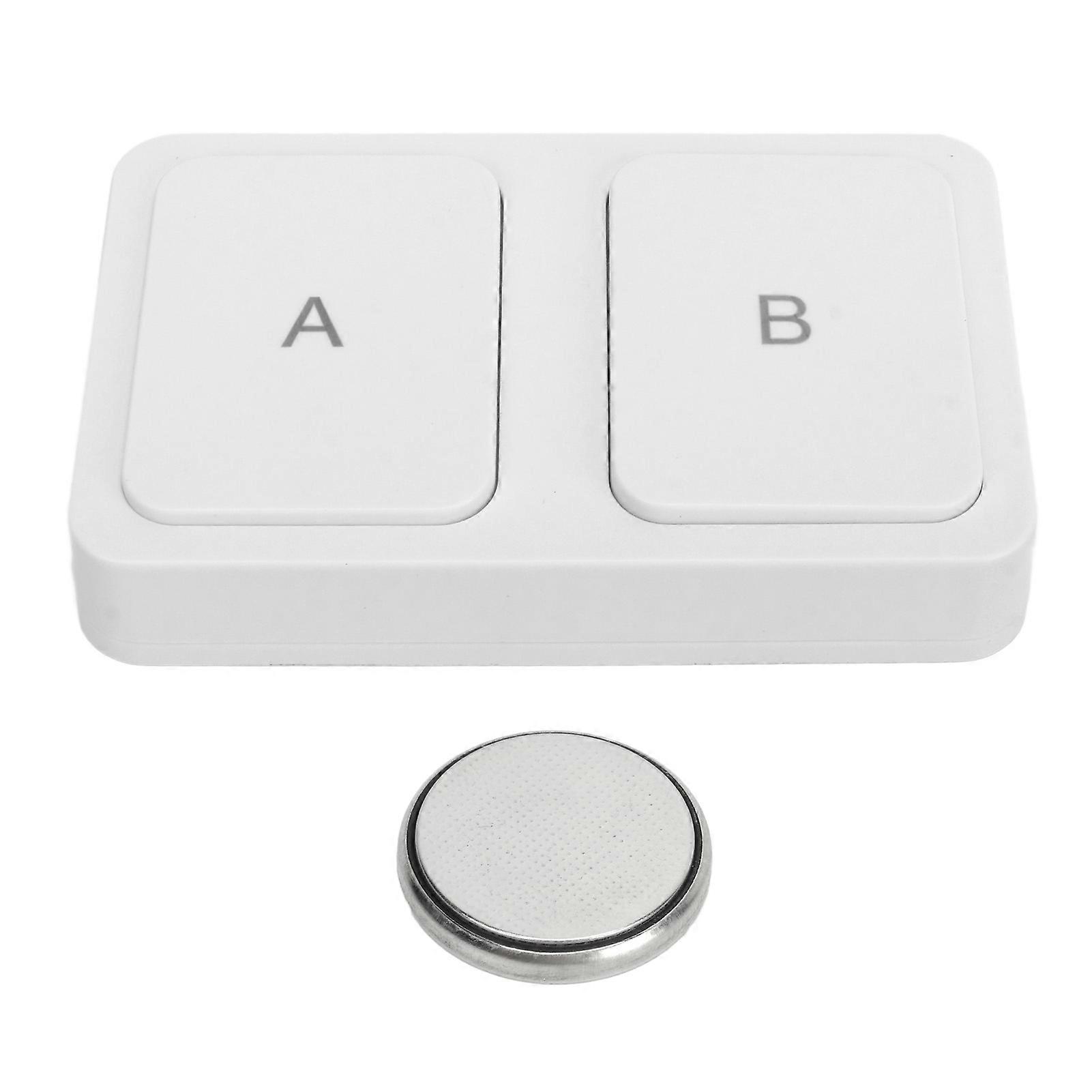 Wireless Smart Scene Switch Smart Home Devices 2 Way Push Button Switch for Tuya Zigbee Connection