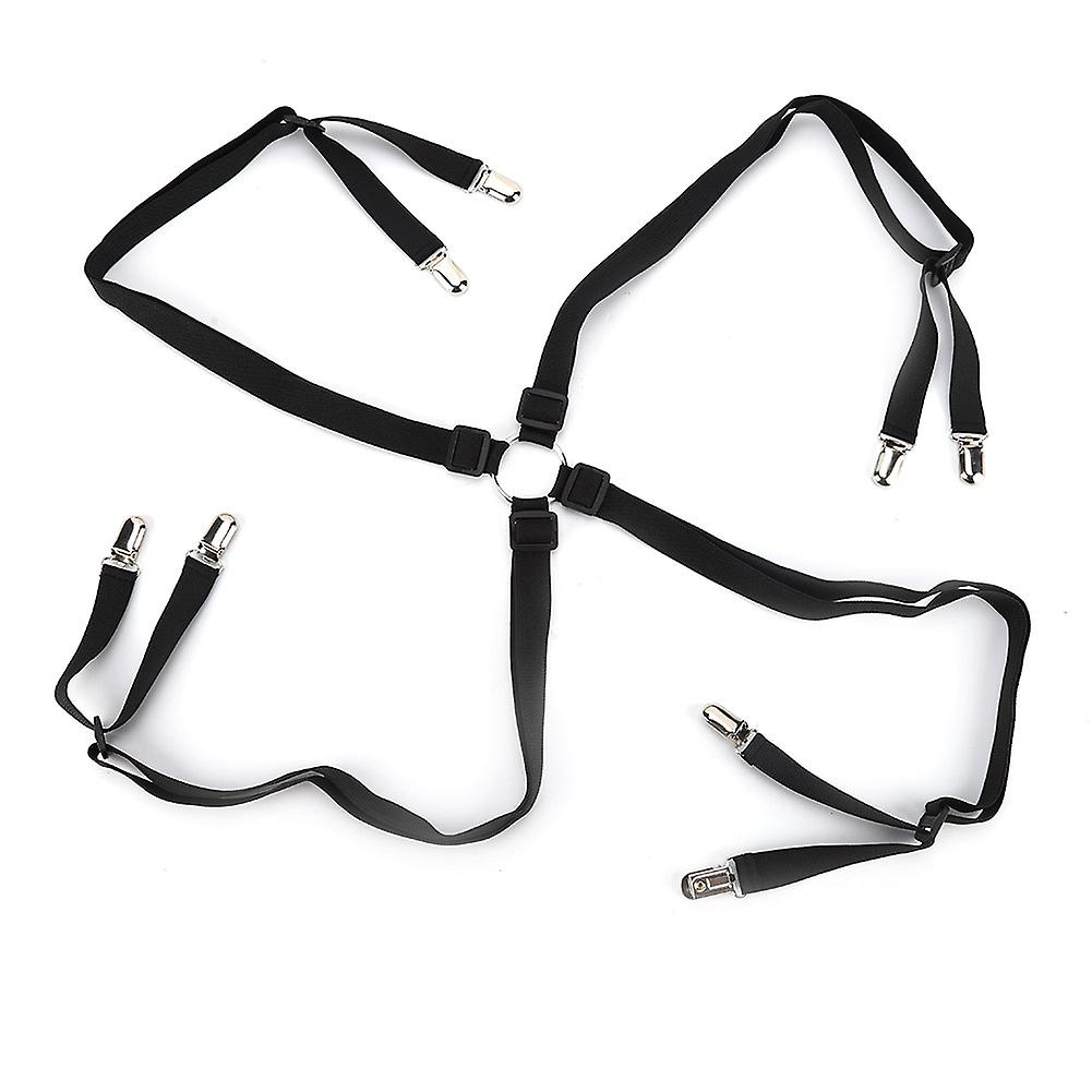 4 Edges Weave Pattern Bed Sheet Clip Grippers Fasteners Adjustable Mattress Holder