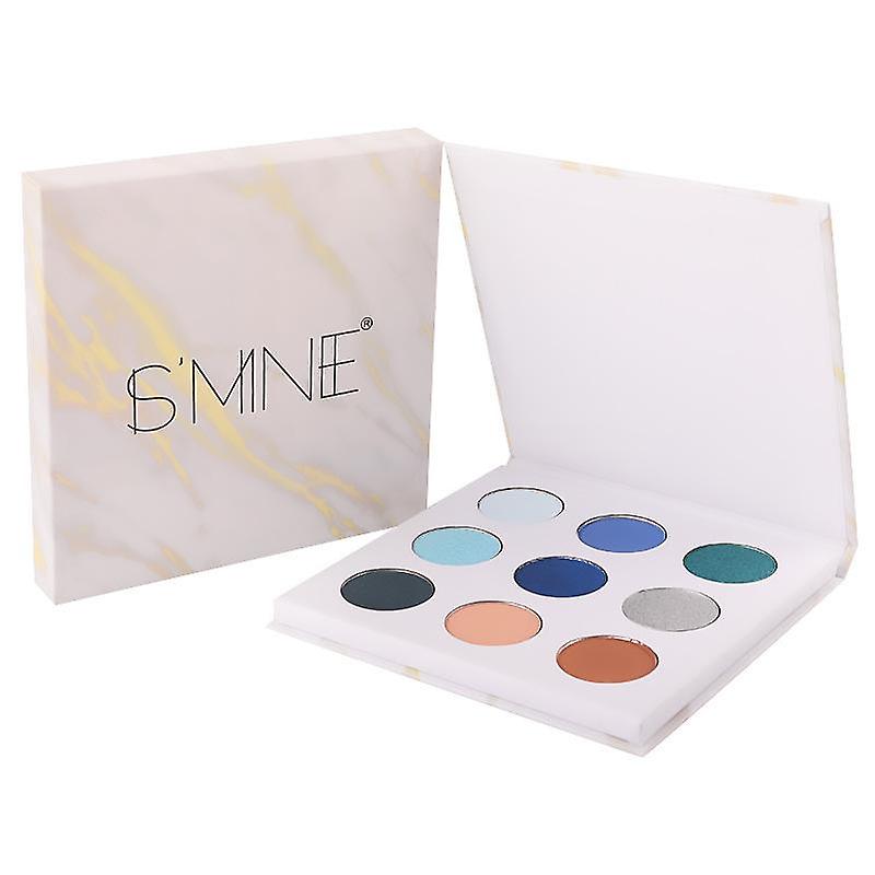 9Colors Eye Shadow Plate Peach Makeup Shimmer Matte Makeup Kit