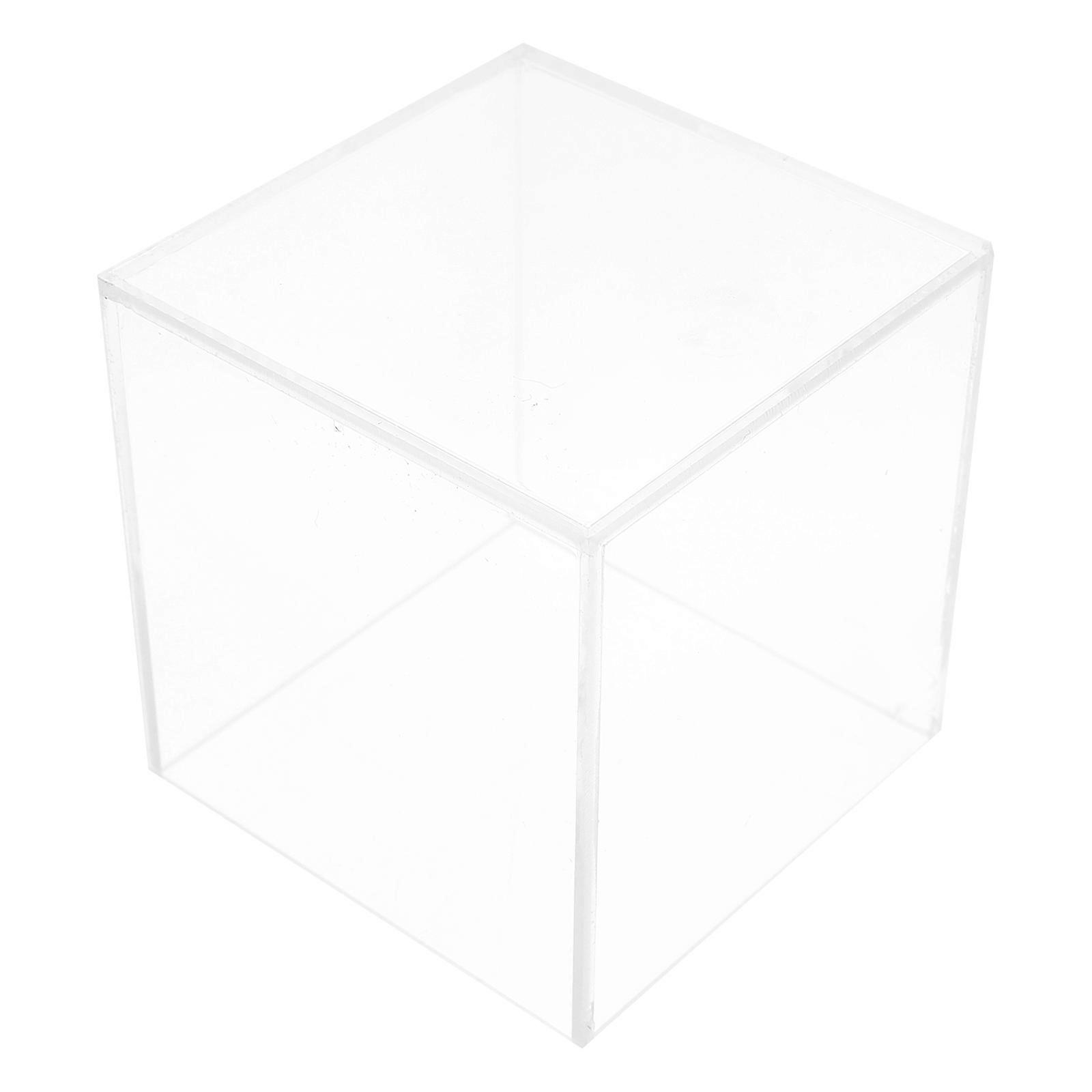 1pc Acrylic Display Box Transparent Storage Case Dust-proof Storage Show Box