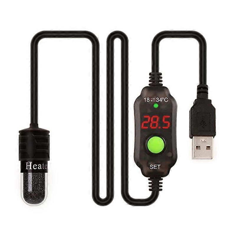 Fish Tank Aquarium Heater Adjustable Temperature Small Submersible Heaters