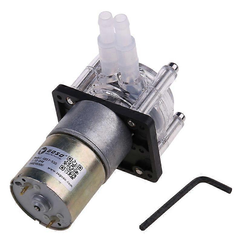 DC 12/24V Peristaltic Pump Large Flow Dosing Pump Vacuum Aquarium Lab Analytical