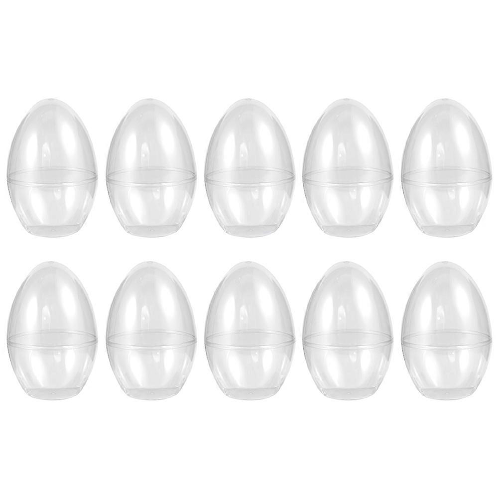 10PCS Easter Egg Shaped Candy Boxes Gift Package Boxes Festival Candy Cases