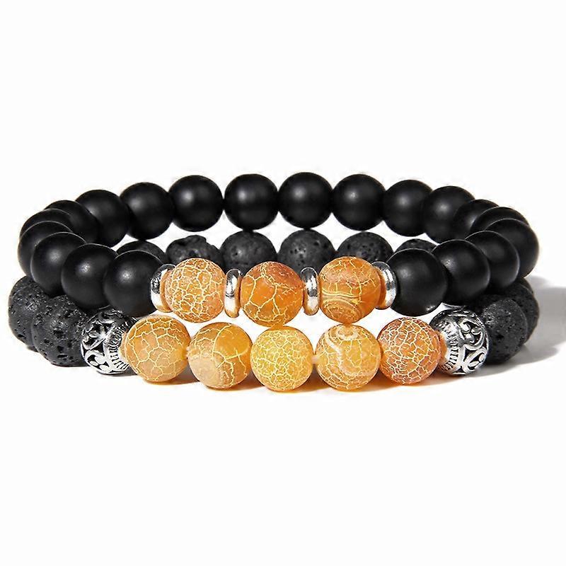 Bracelet-Agate Stone Set-Stylish Protection