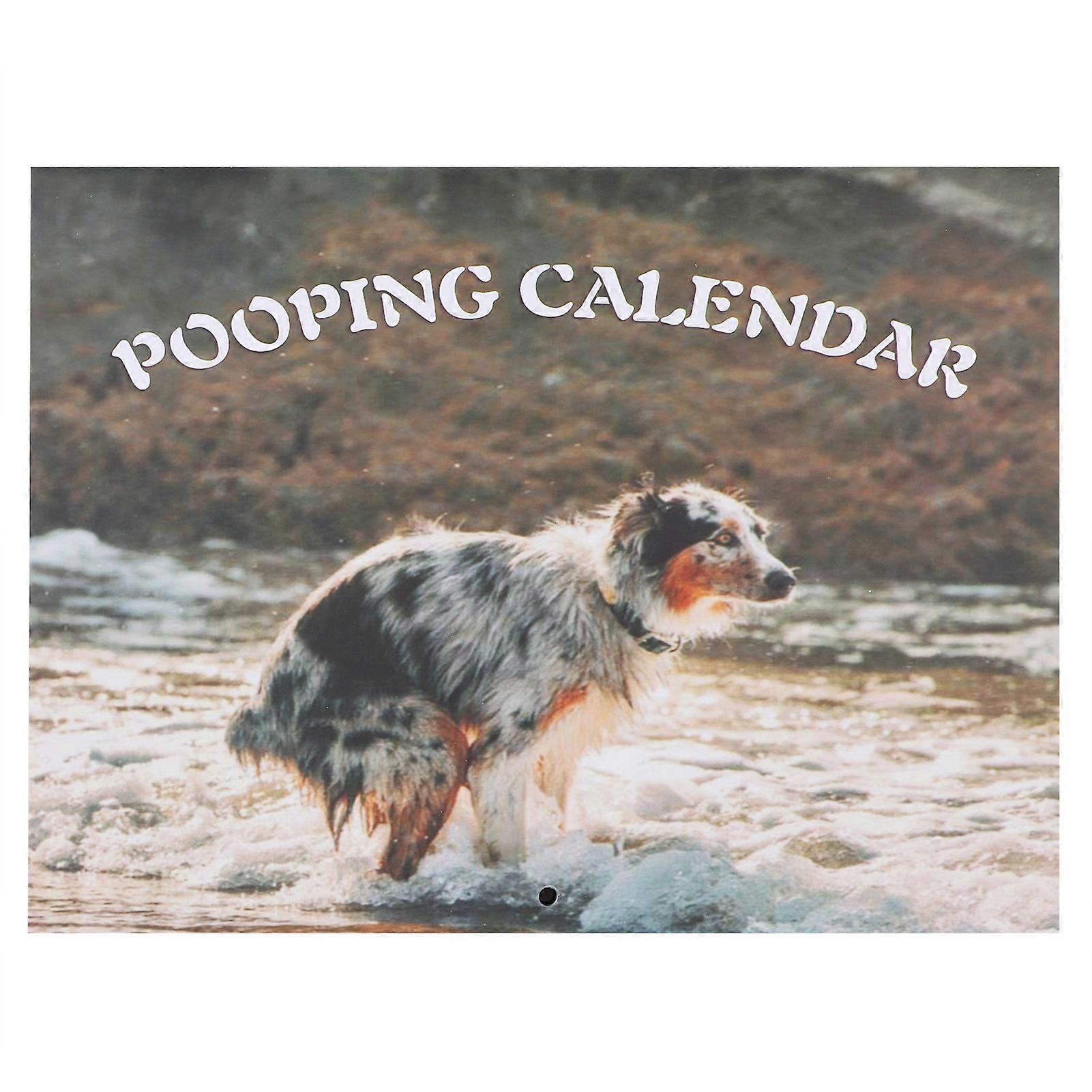 カレンダー犬-パターン2021壁掛け紙カレンダーギフトホームオフィスデコレーションMN0042