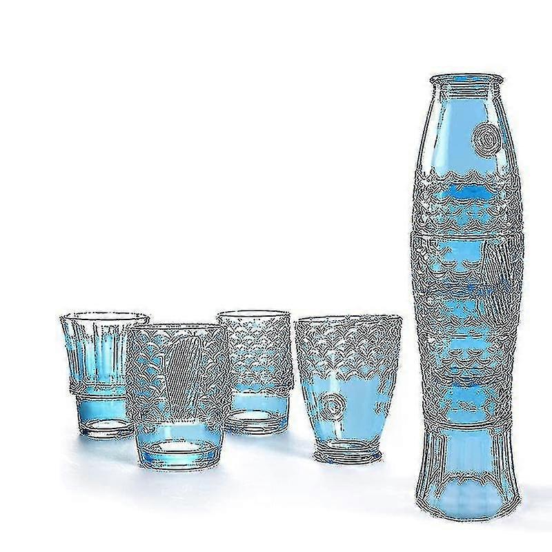 Koi Stack Ass Set Poisson En Forme Gobelet Coupe Cocktail Bière Verre Empilable Verre À Boire Ensembles Glasswar
