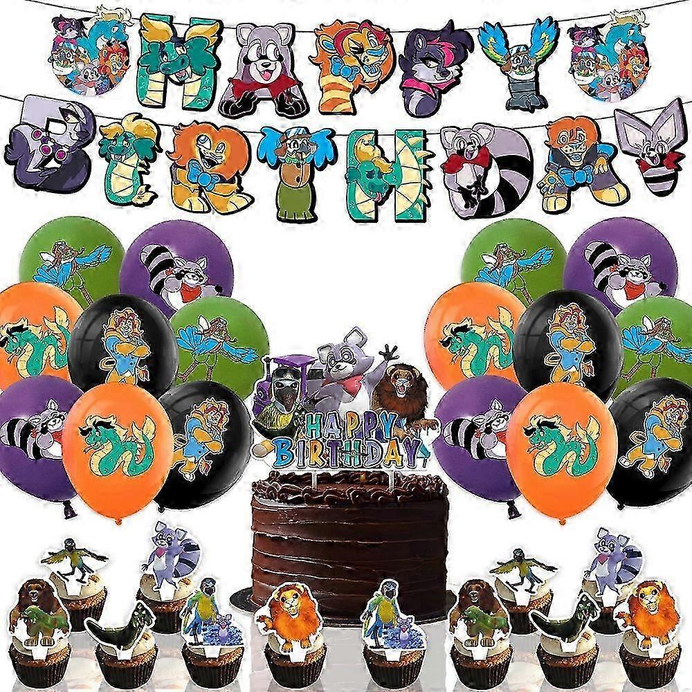 Indigo Park Theme Rat S Kit Cake Cake Toppers Set