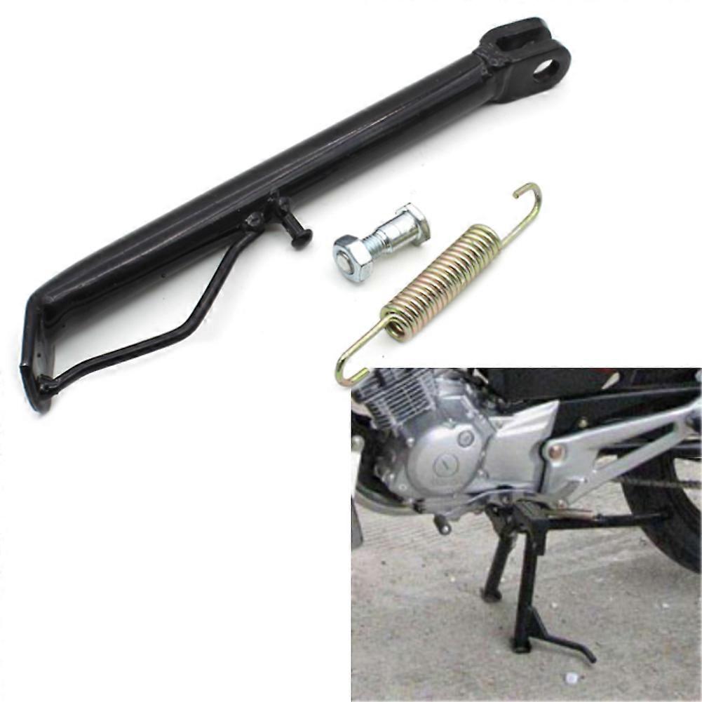 Motorcycle Kickstand Sidestay Side Stand Parking Racks Support Kit With Spring Bolt For YAMAHA YBR125 YBR 125 YS125 Side Support