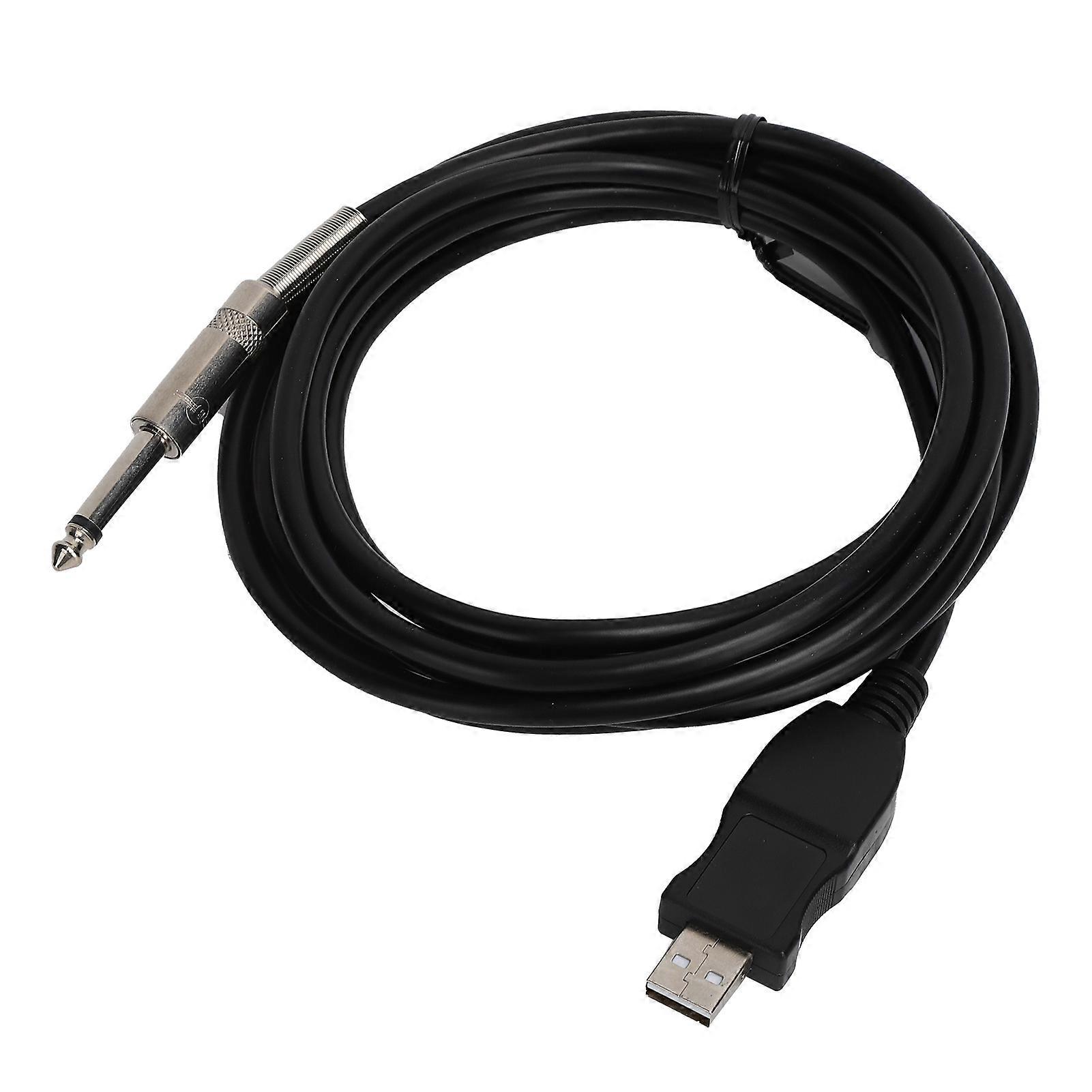 3m USB to 6.5XLR Audio Cable with Recording for Gaming Equipment for PS2/PS3/WII/XBOX Host