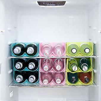 mumisuto Portabottiglie Vino e Acqua, Portabottiglie Vino in Plastica, Porta vino impilabile, per fino a 12 bottiglie di vino, Porta Bottiglie di Vino per Armadi, Soggiorno, Cucina