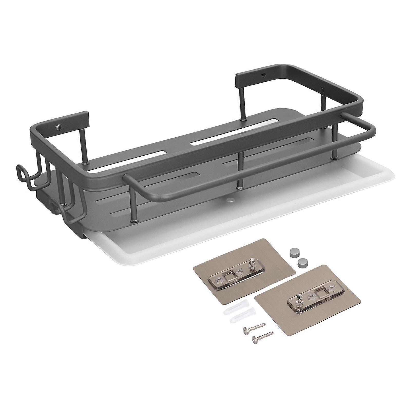 Kitchen Wall Mounted Sink Shelf Punching Free Rustproof Over Sink Dish Drying Rack for Home