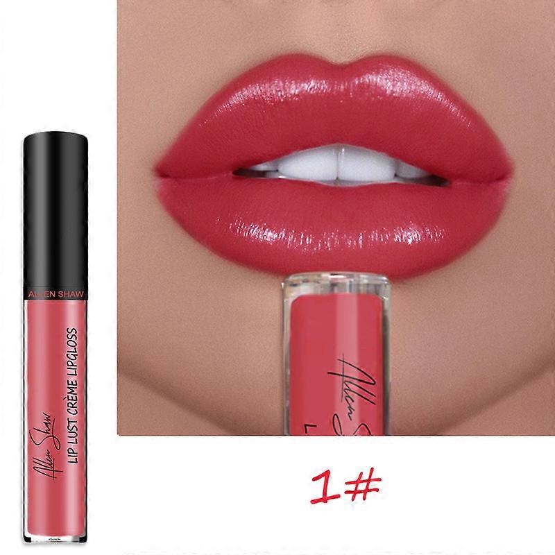 12 Color Allen Shaw cream texture Lip Lust Creme Lip Gloss- Long-Lasting Lip Gloss, Moisturizing Lipstick, Natural Lip Balm (1)