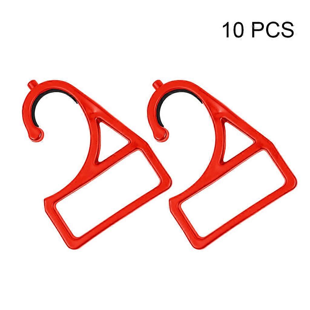 10pcs/set Multifunctional Contactless Subway Handrail Portable Touchless Press Elevator Button Tool Non-contact Carry Grocery Bags Hook