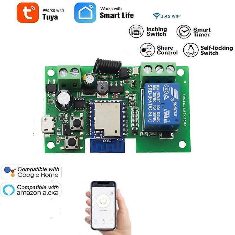 Smart Switch Tuya WIFI Garagentoröffner Controller Motor Relaismodul Tor öffnen App Fernbedienung Sprachsteuerung Alexa Google Home