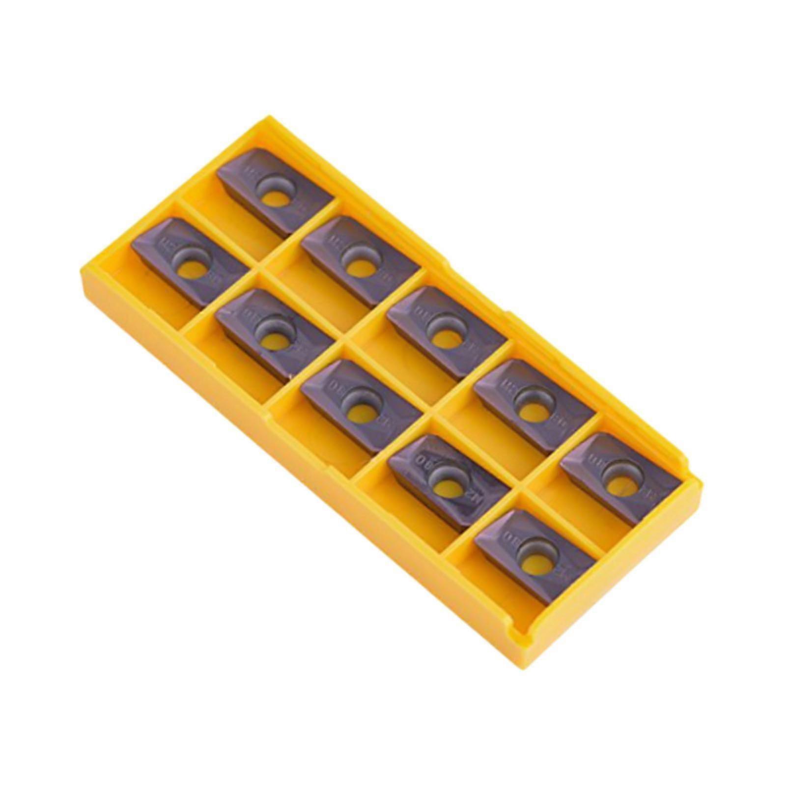 10 Pieces Carbide Insert Cutter Multifunctional with Box Parallelogram Shape