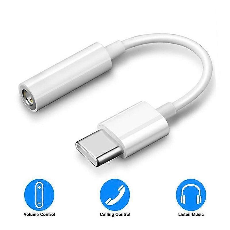 Audio Type C Adapter Cable, 3.5mm, Earphone Connector, Xiaomi MI 10 9 Huawei OnePlus Mobile Phones