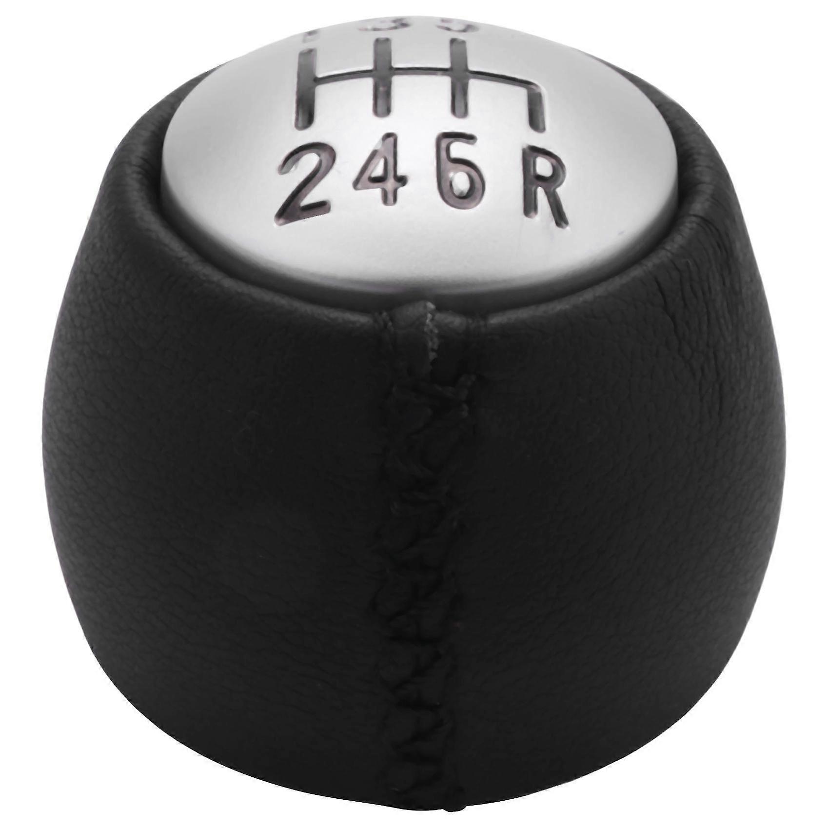 6-växlad manuell växelspaksknopp handboll för GT 147 166 PU-läder