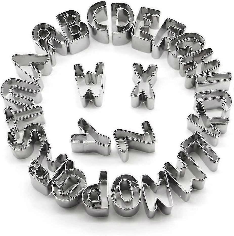 2024 26 Pieces Stainless Steel Cookie Cutters, Baking Making Biscuit Mousse Cake