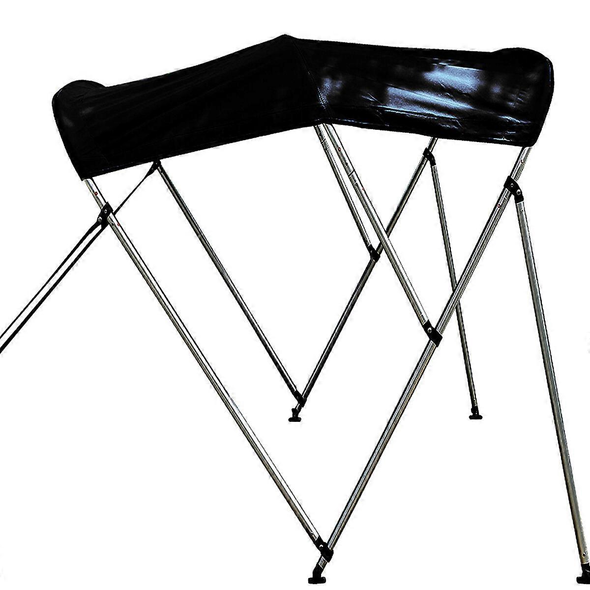 3 Bow Bimini Top Replacement Canvas Cover Boot Cover W/rear Poles Uv Resistant