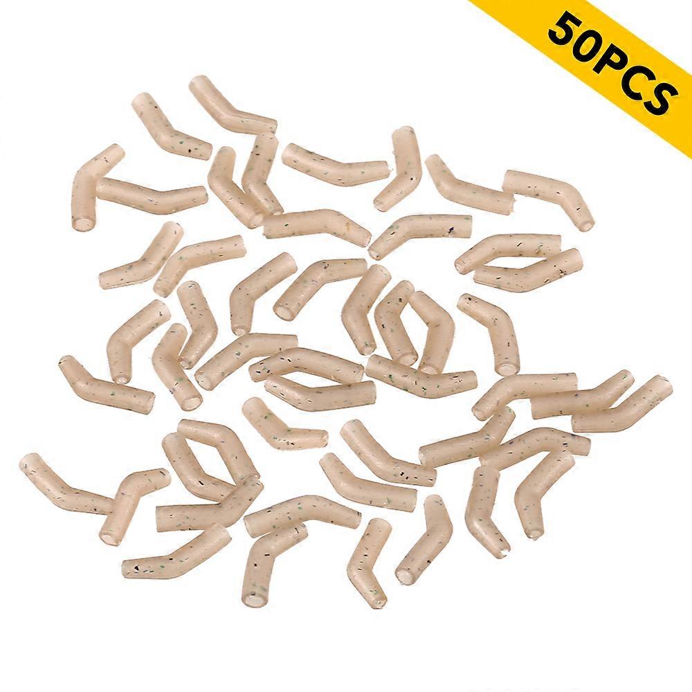 30 / 50 / 100 PCS Fishing Line Aligner Anti-tangle Hook Sleeves Bent Hook Aligner Carp Fishing Hair Rig Accessory