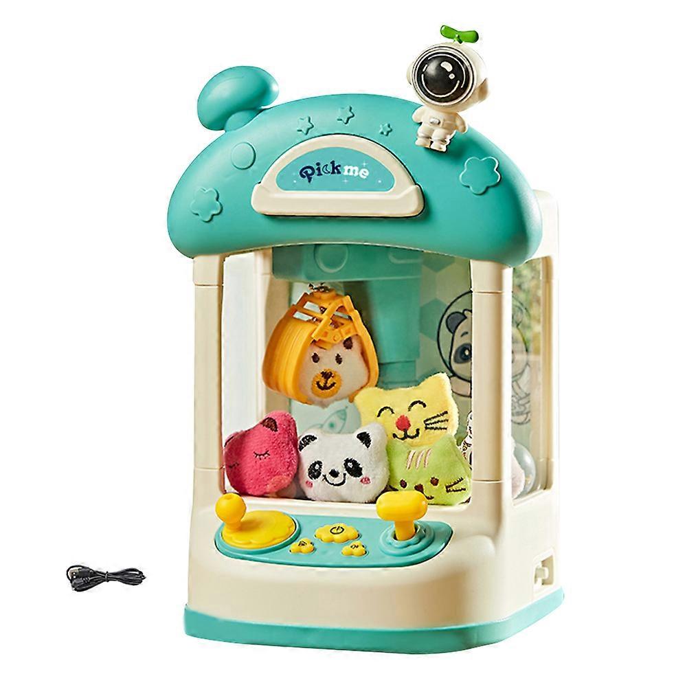 Claw Machine for Kids Home Arcade Game Machine Candy Vending Grabber Prize Dispenser Toy with LED Light & Adjustable Sound for Boys & Girls