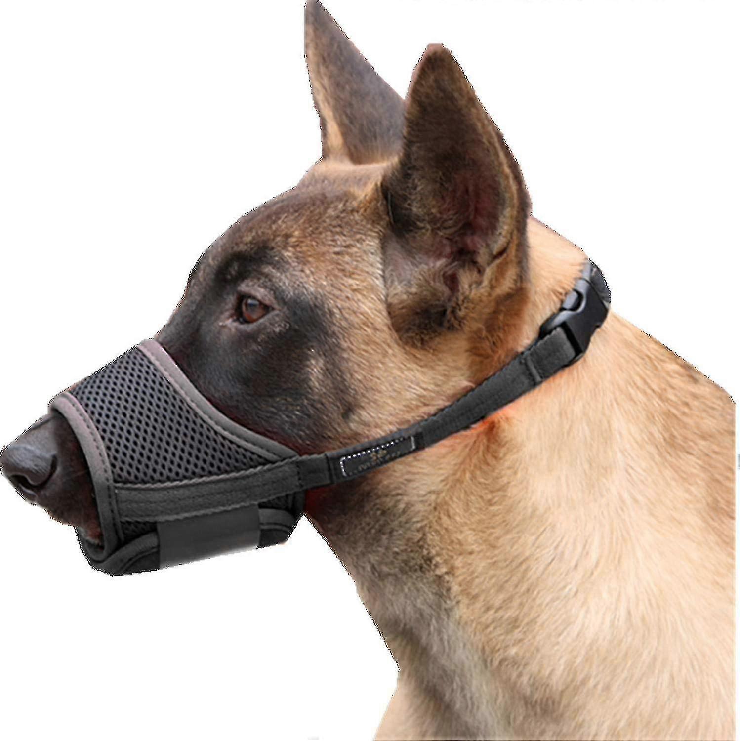 Dog Muzzle Nylon Soft Muzzle Anti-Biting Barking Secure,Mesh Breathabl