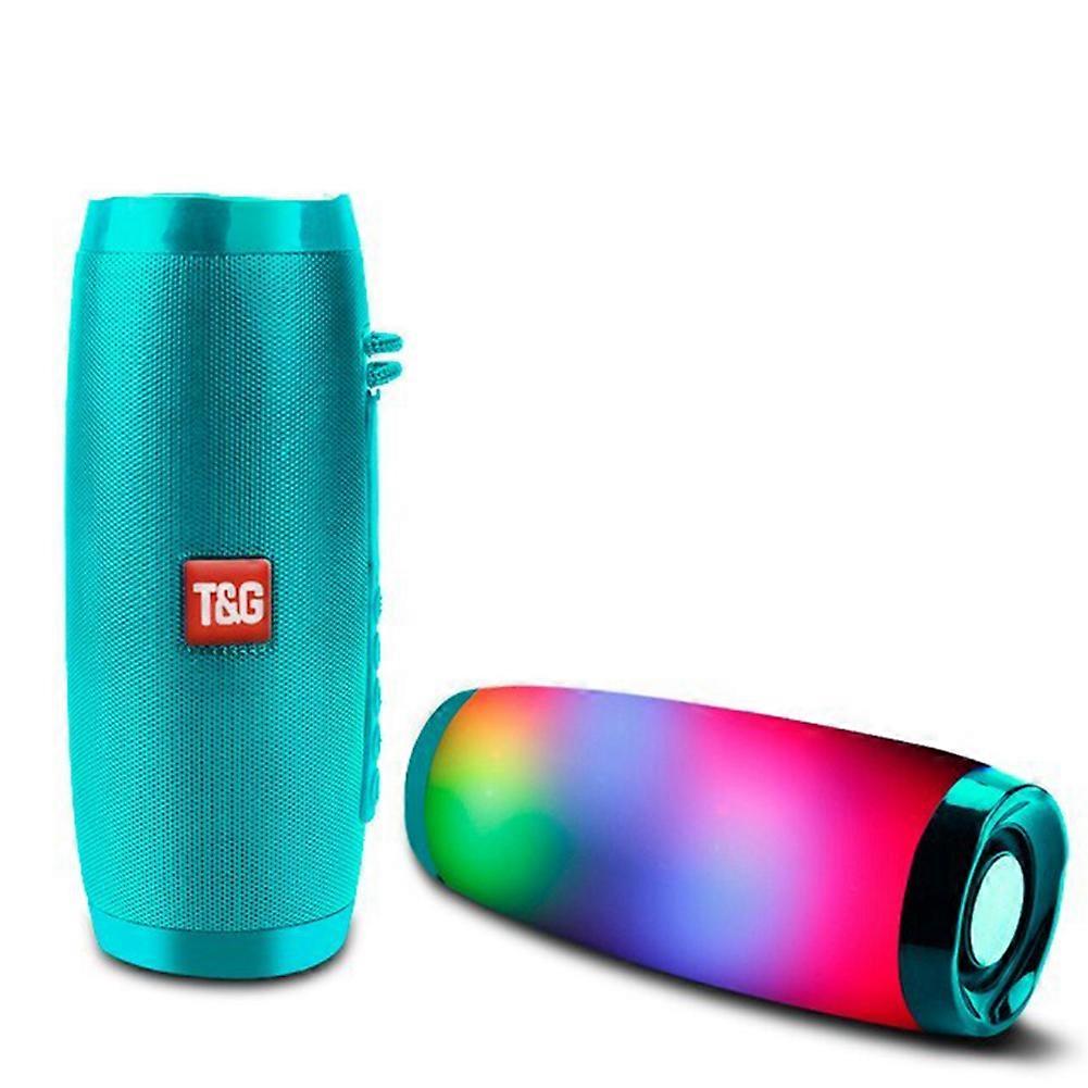 Hands-free Loudspeaker Bluetooth-Compatible Wireless Speakers LED Flash Light Subwoofer