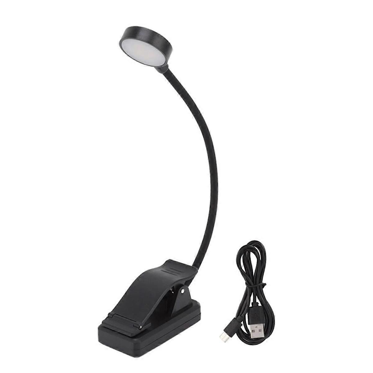 Reading Light LED USB Switch Lamp Clip Book Lights,LED Dormitory Reading Light for Piano Light Rech