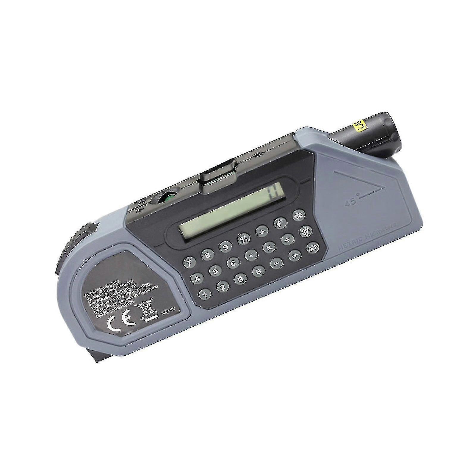 Level Measuring Tool With An 8-digit Calculator 5ft/1.5m Retractable Tape 16ft/5m Light For House Room Square Construction