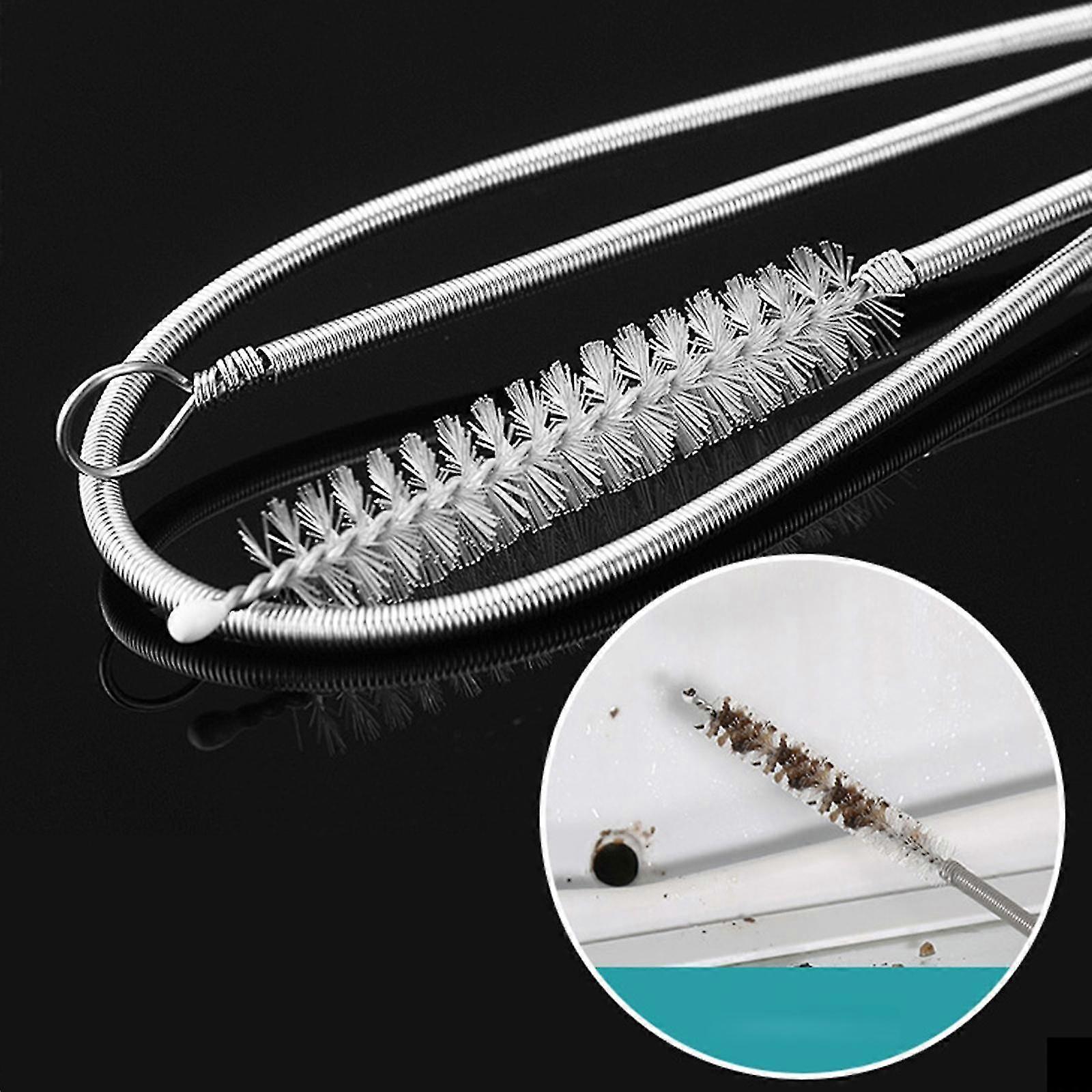 Tube Cleaning Brush Long Pipe Cleaner Fridge Skinny Pipe Cleaning Scrub ...