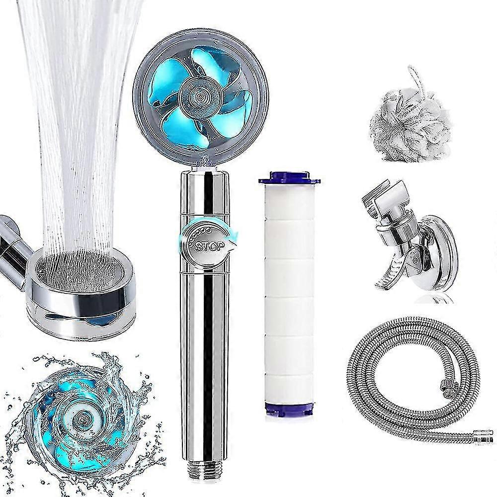 Hydro Jet High Pressure Shower Head With Accessories