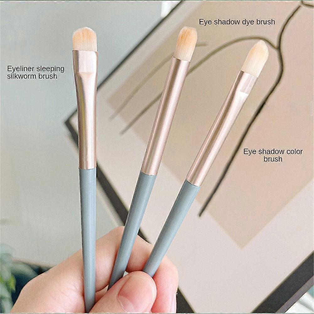 Eye Shadow Brush 3pcs Set Portable Eyeshadow Brush Makeup Tool Soft Bristle