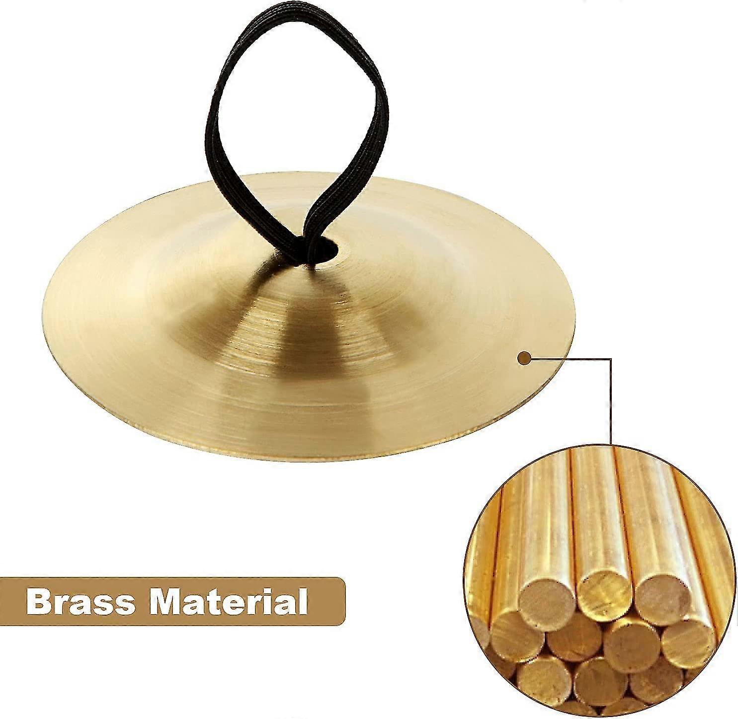 Cimbali Per Dita Danza Del Ventre In Ottone - Andoer Gold Finger Cymbals - Foto 7