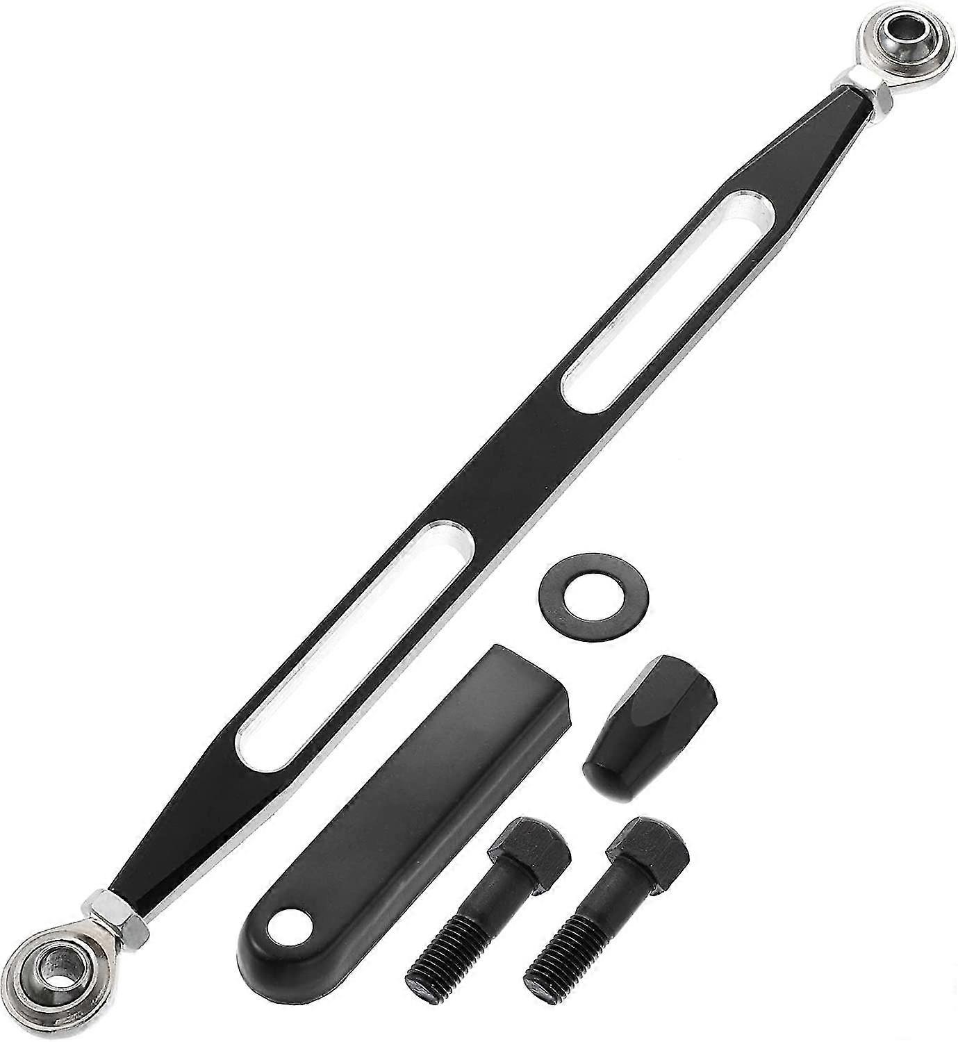 Motorcycle Shift Linkage 2 Hole Lever Gear Shift Linkage Black1pcs